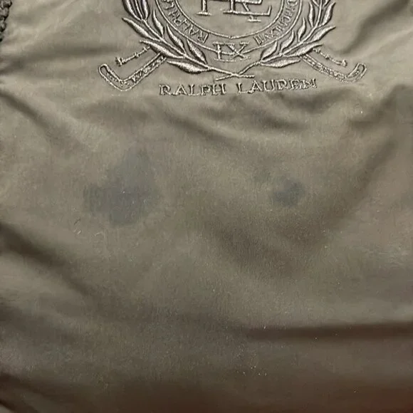 Lauren Ralph Lauren Vintage 90s Reversible Vest Plaid Brown Corduroy Zip Front L - Picture 6 of 6